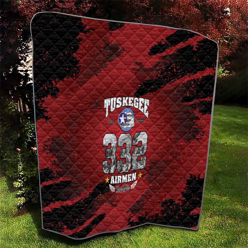 85 Years of Tuskegee Airmen Quilt 332nd Fighter Group Red Tails - Wonder Print Shop