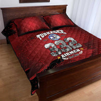 85 Years of Tuskegee Airmen Quilt Bed Set 332nd Fighter Group Red Tails - Wonder Print Shop