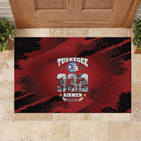 85 Years of Tuskegee Airmen Rubber Doormat 332nd Fighter Group Red Tails - Wonder Print Shop