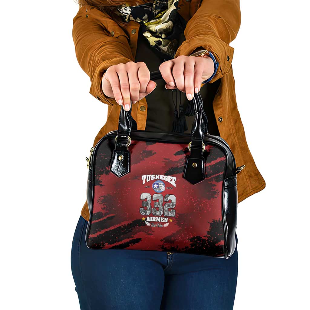 85 Years of Tuskegee Airmen Shoulder Handbag 332nd Fighter Group Red Tails - Wonder Print Shop