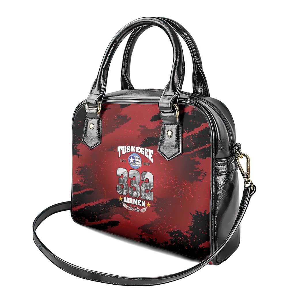85 Years of Tuskegee Airmen Shoulder Handbag 332nd Fighter Group Red Tails - Wonder Print Shop