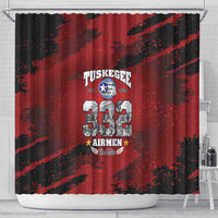 85 Years of Tuskegee Airmen Shower Curtain 332nd Fighter Group Red Tails - Wonder Print Shop