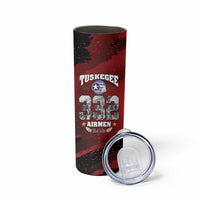 85 Years of Tuskegee Airmen Skinny Tumbler 332nd Fighter Group Red Tails - Wonder Print Shop