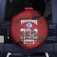 85 Years of Tuskegee Airmen Spare Tire Cover 332nd Fighter Group Red Tails - Wonder Print Shop