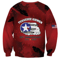 85 Years of Tuskegee Airmen Sweatshirt 332nd Fighter Group Red Tails - Wonder Print Shop