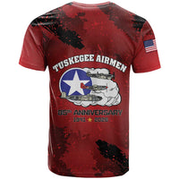 85 Years of Tuskegee Airmen T Shirt 332nd Fighter Group Red Tails - Wonder Print Shop