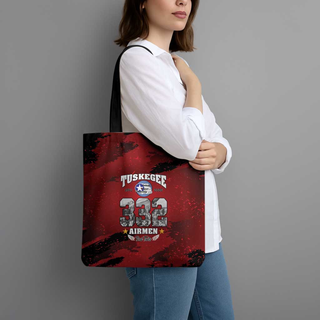 85 Years of Tuskegee Airmen Tote Bag 332nd Fighter Group Red Tails - Wonder Print Shop