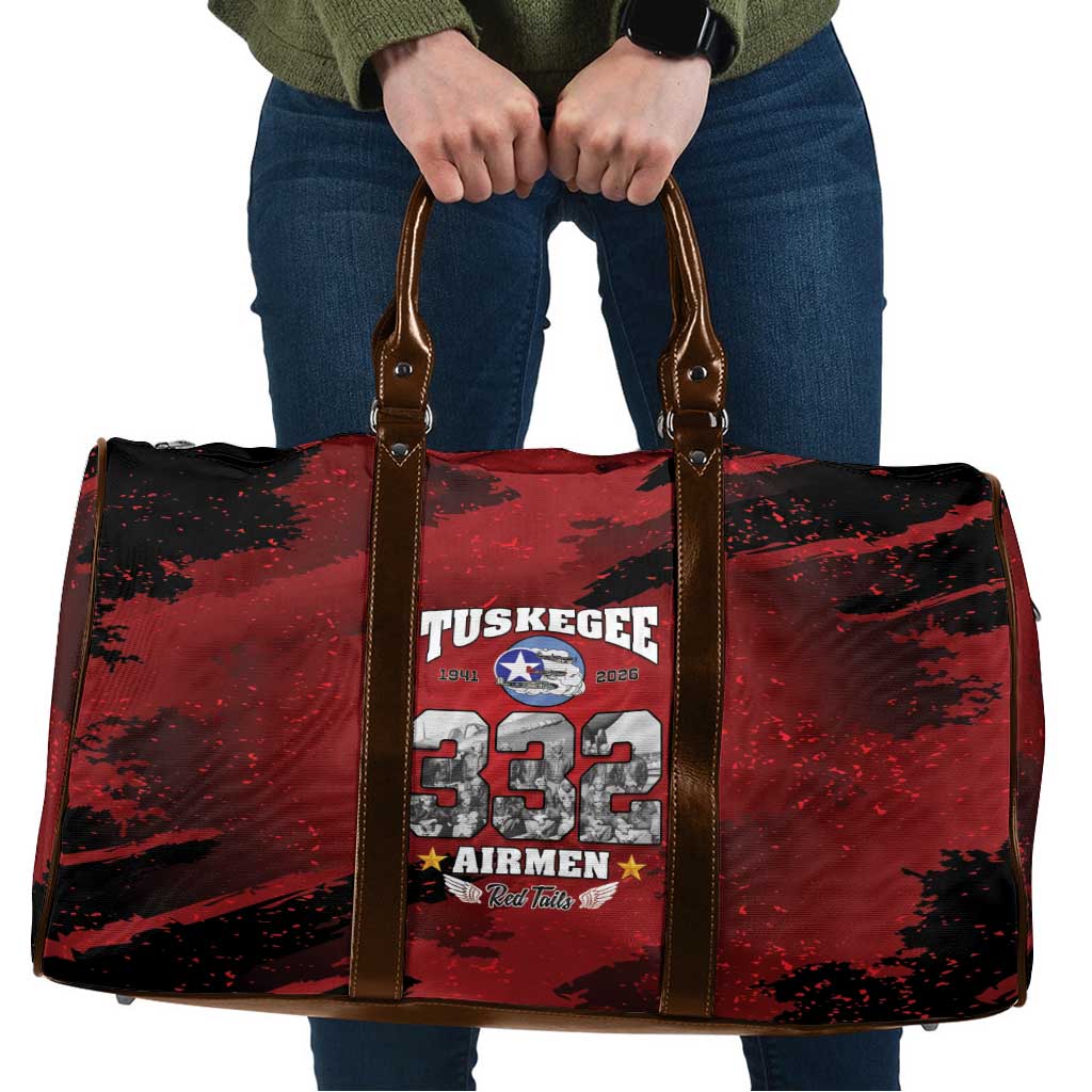 85 Years of Tuskegee Airmen Travel Bag 332nd Fighter Group Red Tails - Wonder Print Shop
