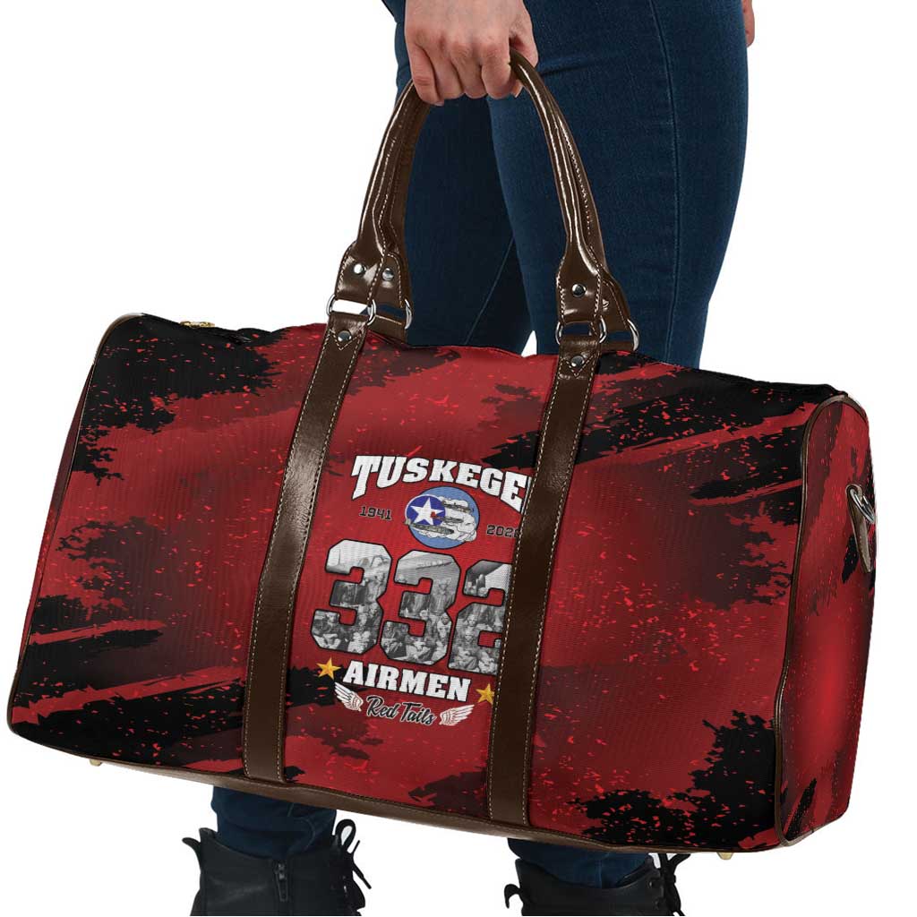 85 Years of Tuskegee Airmen Travel Bag 332nd Fighter Group Red Tails - Wonder Print Shop