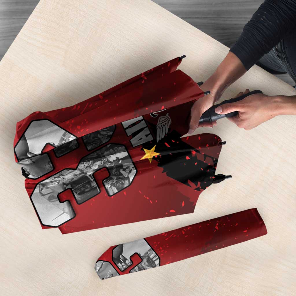 85 Years of Tuskegee Airmen Umbrella 332nd Fighter Group Red Tails - Wonder Print Shop