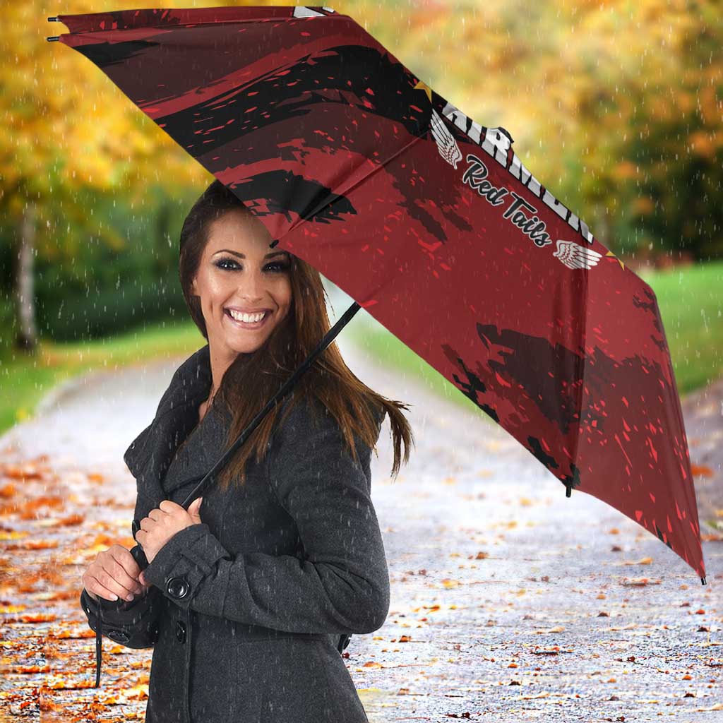 85 Years of Tuskegee Airmen Umbrella 332nd Fighter Group Red Tails - Wonder Print Shop