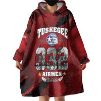 85 Years of Tuskegee Airmen Wearable Blanket Hoodie 332nd Fighter Group Red Tails - Wonder Print Shop