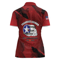 85 Years of Tuskegee Airmen Women Polo Shirt 332nd Fighter Group Red Tails - Wonder Print Shop
