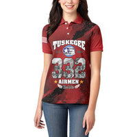 85 Years of Tuskegee Airmen Women Polo Shirt 332nd Fighter Group Red Tails - Wonder Print Shop