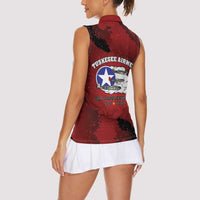 85 Years of Tuskegee Airmen Women Sleeveless Polo Shirt 332nd Fighter Group Red Tails - Wonder Print Shop