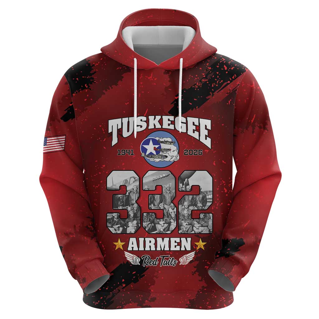 85 Years of Tuskegee Airmen Zip Hoodie 332nd Fighter Group Red Tails - Wonder Print Shop