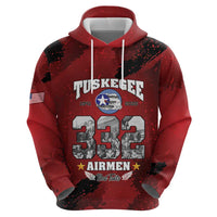 85 Years of Tuskegee Airmen Zip Hoodie 332nd Fighter Group Red Tails - Wonder Print Shop