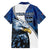 Custom Namibia Cricket Family Matching Off The Shoulder Long Sleeve Dress and Hawaiian Shirt Go Champions