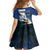 Custom Namibia Cricket Family Matching Off Shoulder Short Dress and Hawaiian Shirt Go Champions