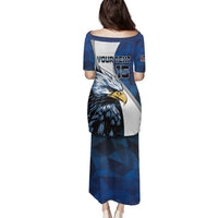 Custom Namibia Cricket Family Matching Puletasi and Hawaiian Shirt Go Champions