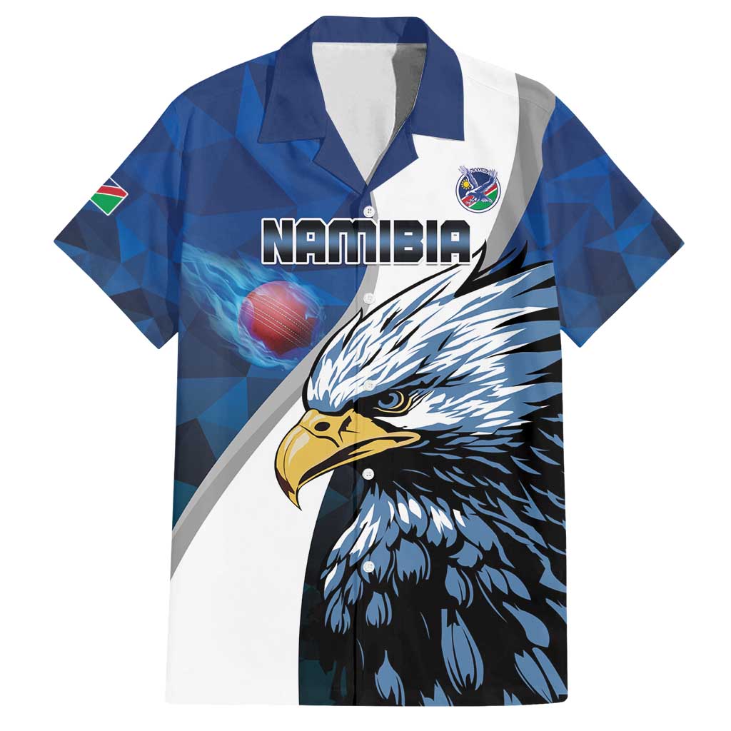 Custom Namibia Cricket Family Matching Summer Maxi Dress and Hawaiian Shirt Go Champions