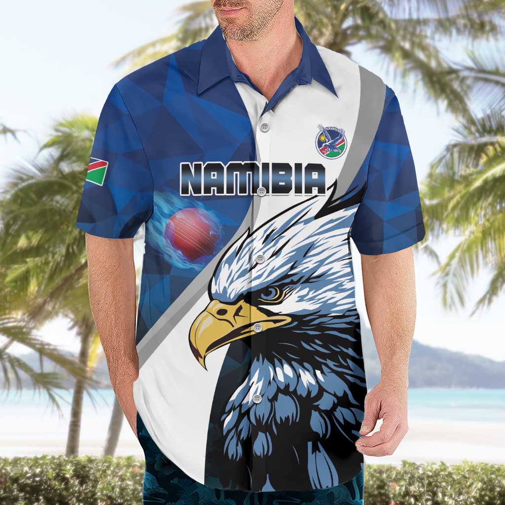 Custom Namibia Cricket Hawaiian Shirt Go Champions