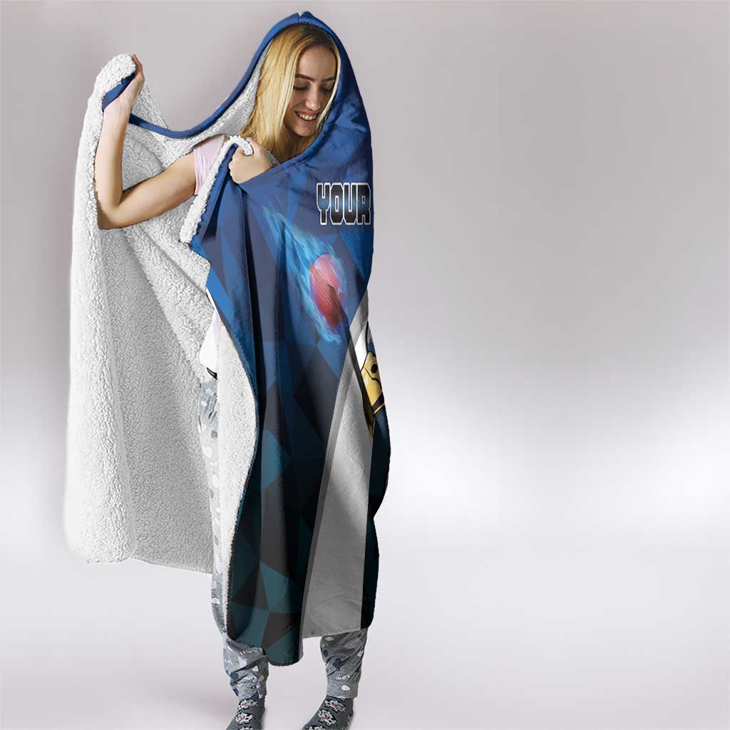 Custom Namibia Cricket Hooded Blanket Go Champions