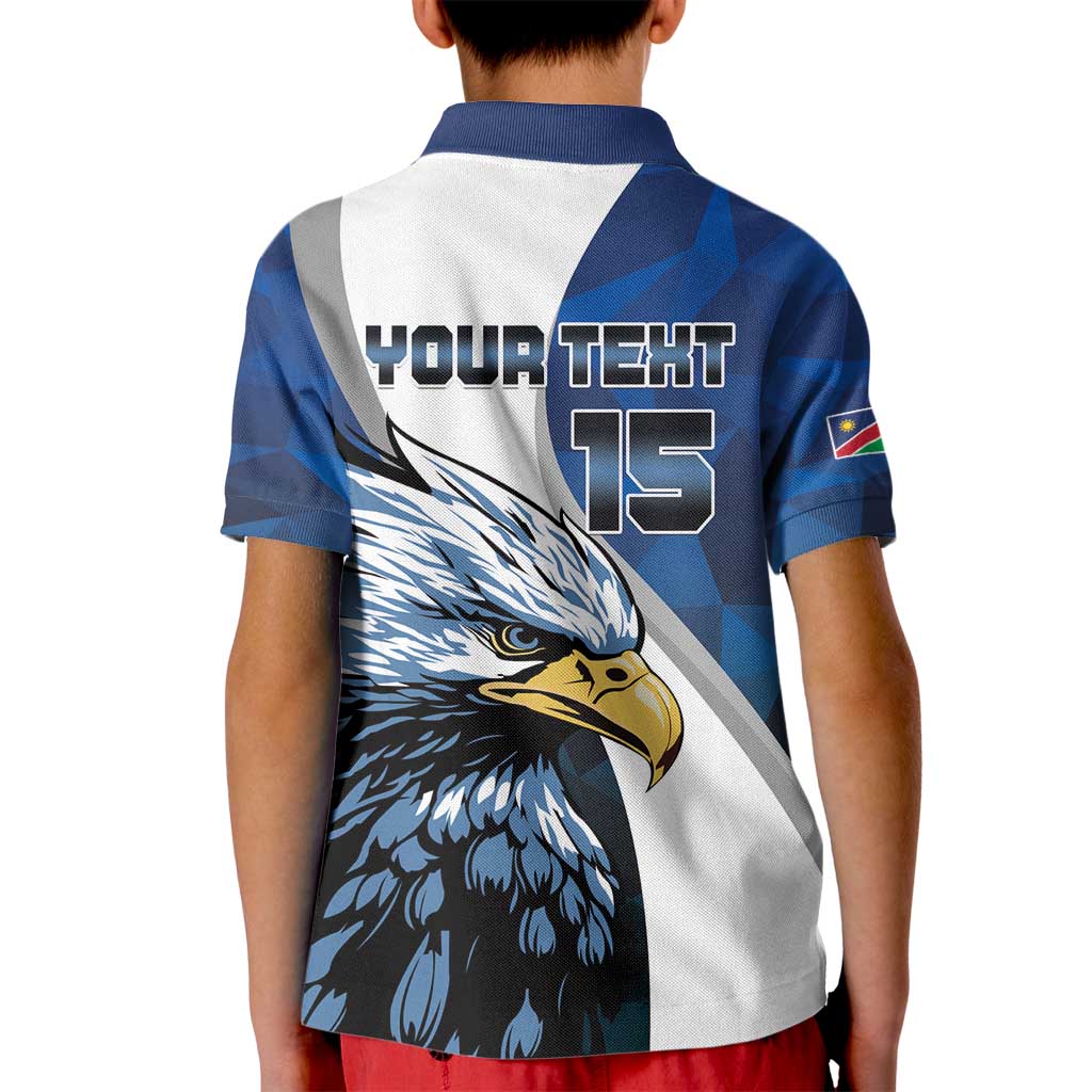 Custom Namibia Cricket Kid Polo Shirt Go Champions