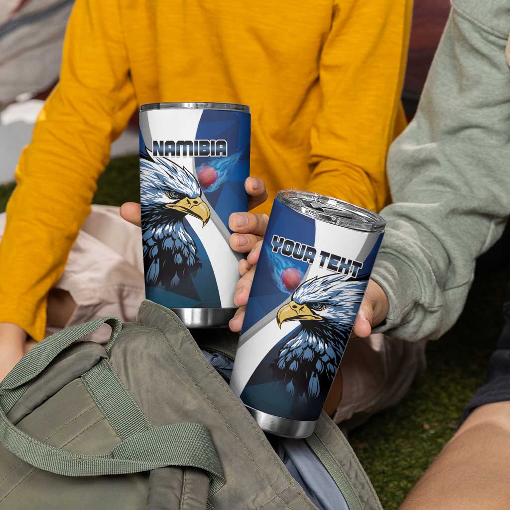 Custom Namibia Cricket Tumbler Cup Go Champions