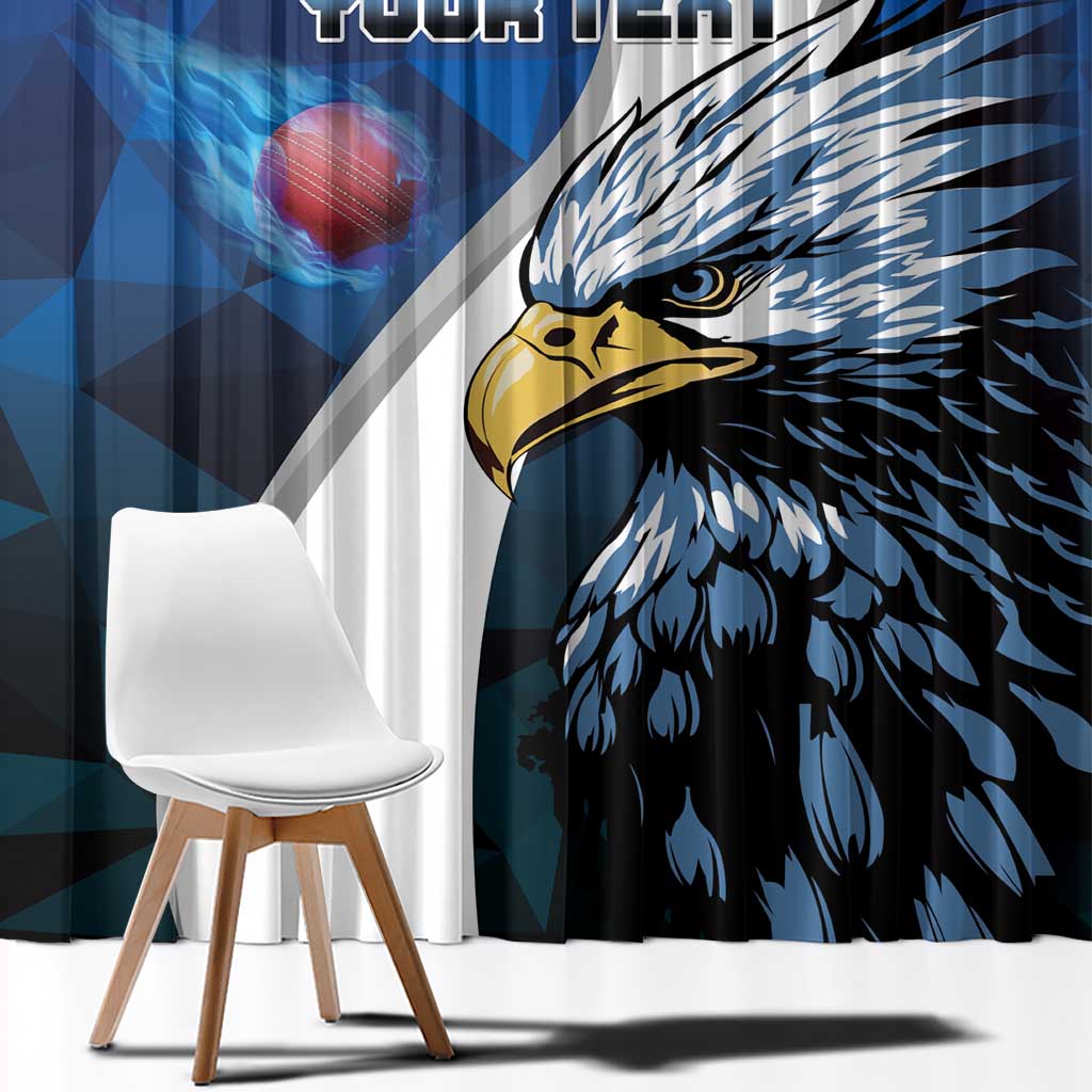 Custom Namibia Cricket Window Curtain Go Champions