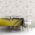 Custom Uganda Football Tablecloth Black Crowned Crane Mix Grunge Style - Yellow Color