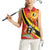Personalized Uganda Women Sleeveless Polo Shirt Black Crowned Crane With Coat Of Arms