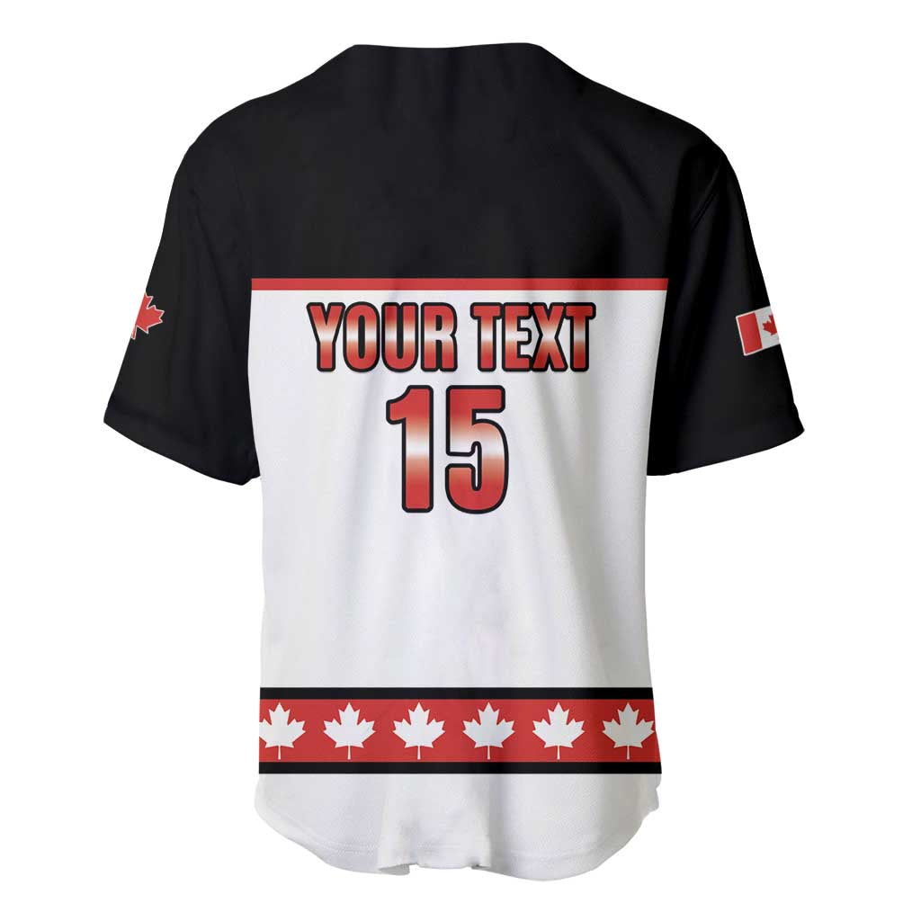 Custom Canada Ice Hockey Baseball Jersey Go Team Canada