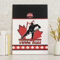 Custom Canada Ice Hockey Canvas Wall Art Go Team Canada