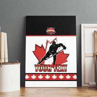 Custom Canada Ice Hockey Canvas Wall Art Go Team Canada