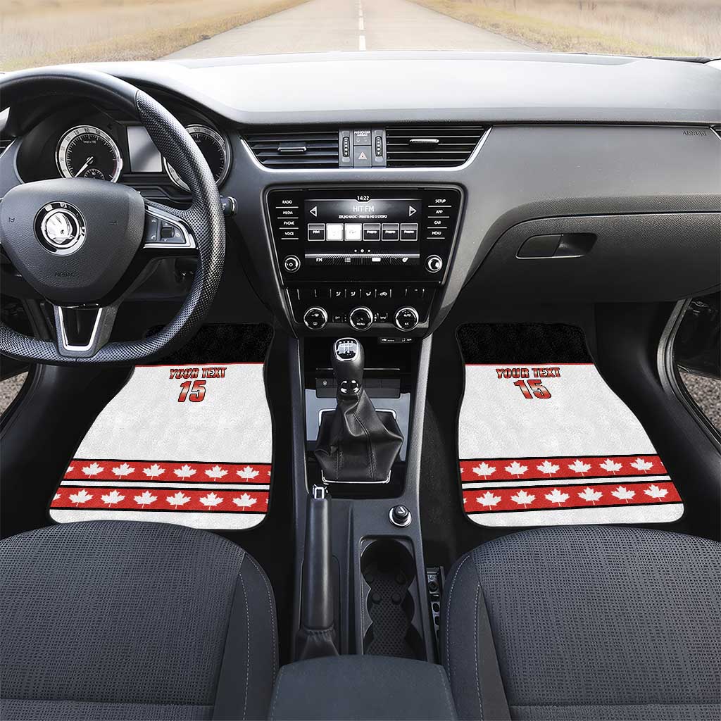Custom Canada Ice Hockey Car Mats Go Team Canada