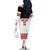 Custom Canada Ice Hockey Family Matching Off The Shoulder Long Sleeve Dress and Hawaiian Shirt Go Team Canada