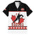 Custom Canada Ice Hockey Family Matching Off Shoulder Short Dress and Hawaiian Shirt Go Team Canada
