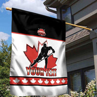 Custom Canada Ice Hockey Garden Flag Go Team Canada
