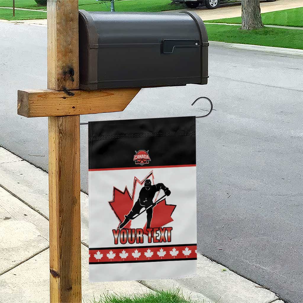 Custom Canada Ice Hockey Garden Flag Go Team Canada