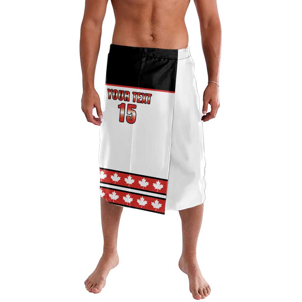 Custom Canada Ice Hockey Lavalava Go Team Canada