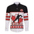 Custom Canada Ice Hockey Long Sleeve Button Shirt Go Team Canada