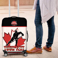 Custom Canada Ice Hockey Luggage Cover Go Team Canada