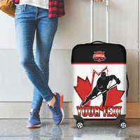 Custom Canada Ice Hockey Luggage Cover Go Team Canada