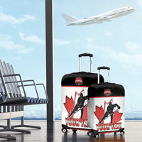 Custom Canada Ice Hockey Luggage Cover Go Team Canada