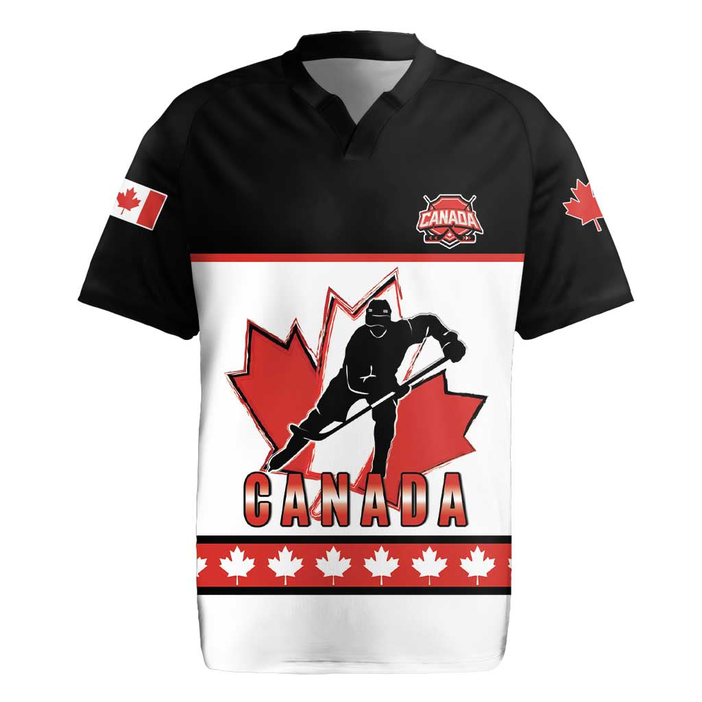 Custom Canada Ice Hockey Rugby Jersey Go Team Canada