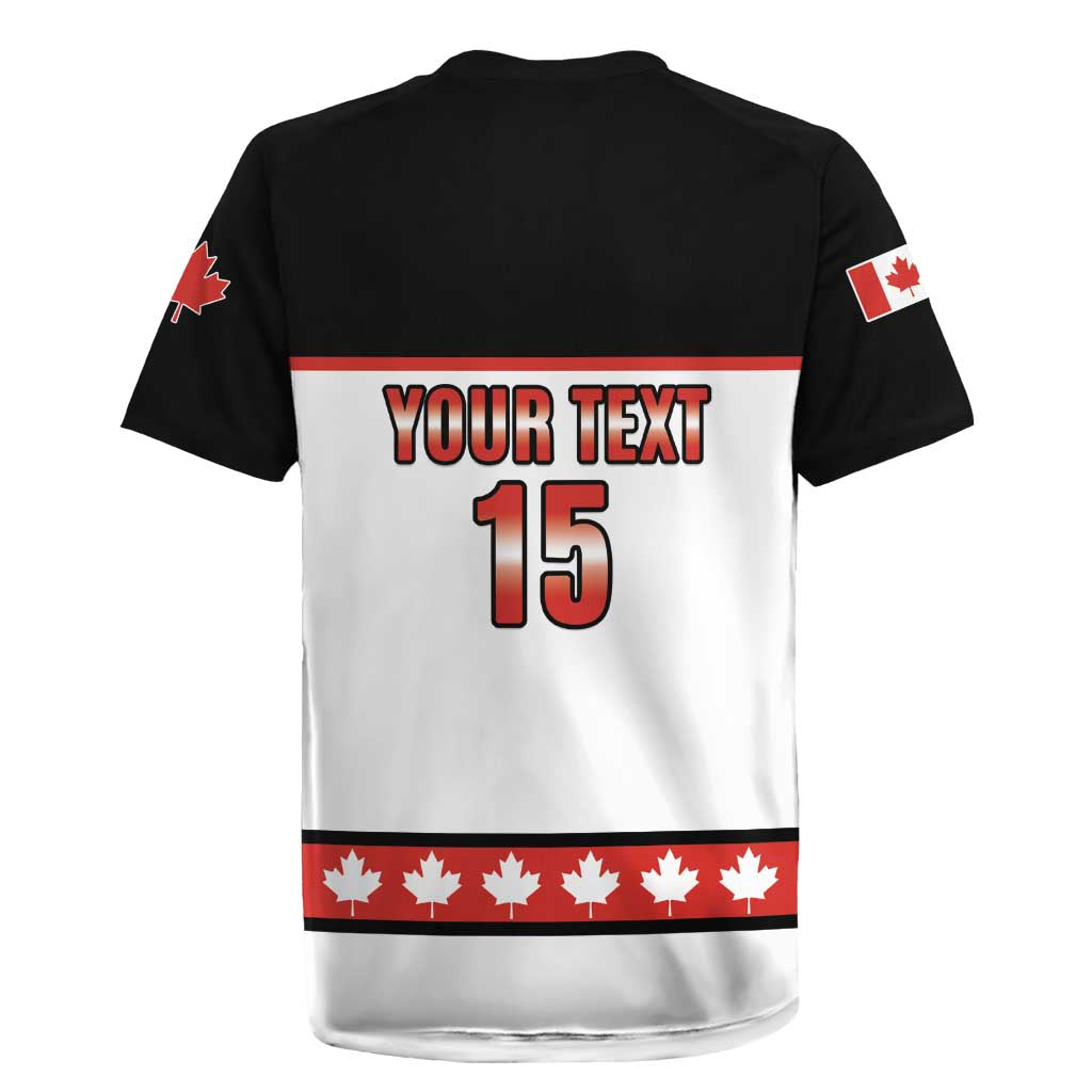 Custom Canada Ice Hockey Rugby Jersey Go Team Canada