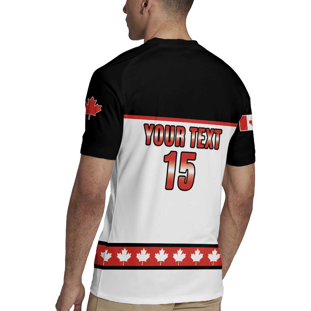 Custom Canada Ice Hockey Rugby Jersey Go Team Canada