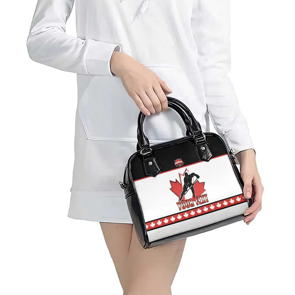 Custom Canada Ice Hockey Shoulder Handbag Go Team Canada