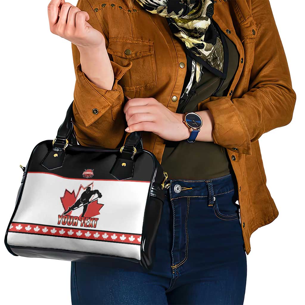 Custom Canada Ice Hockey Shoulder Handbag Go Team Canada